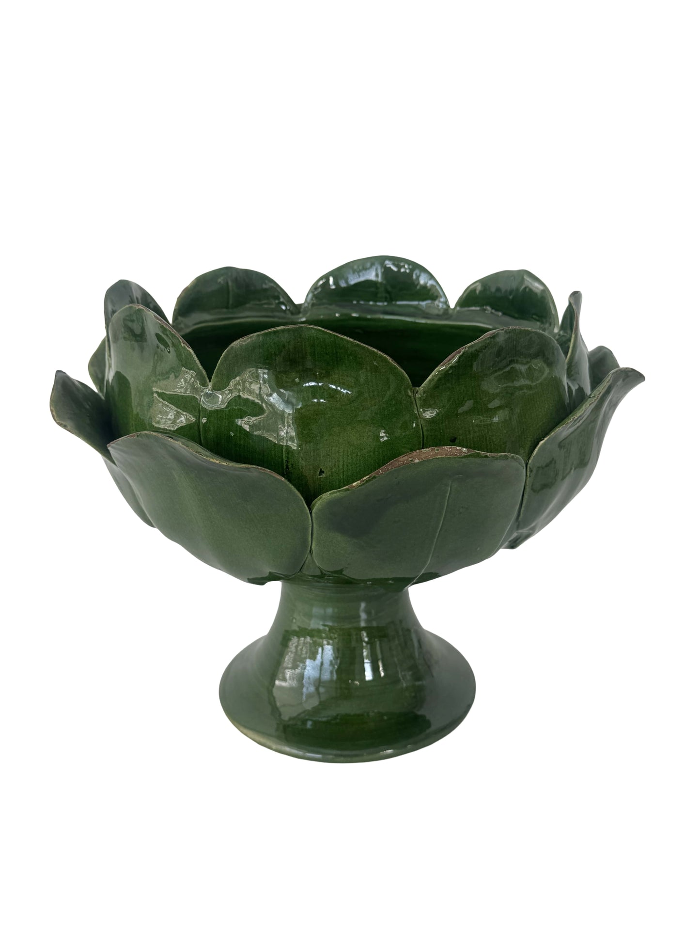 Extra Large Green Petal Compote