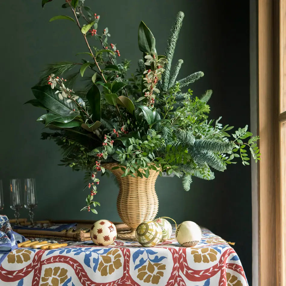 Rattan Vase