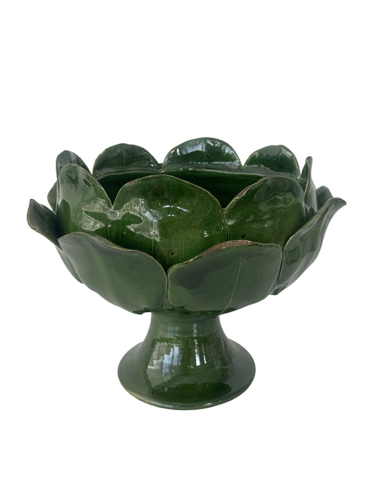 Extra Large Green Petal Compote