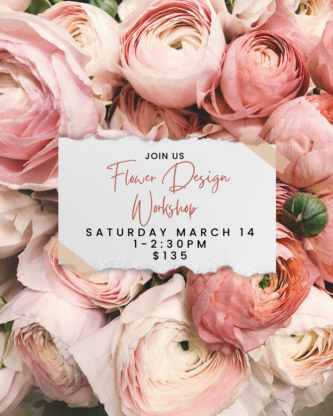 March Flower Design Workshop