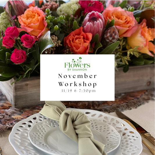 November Flower Design Workshop