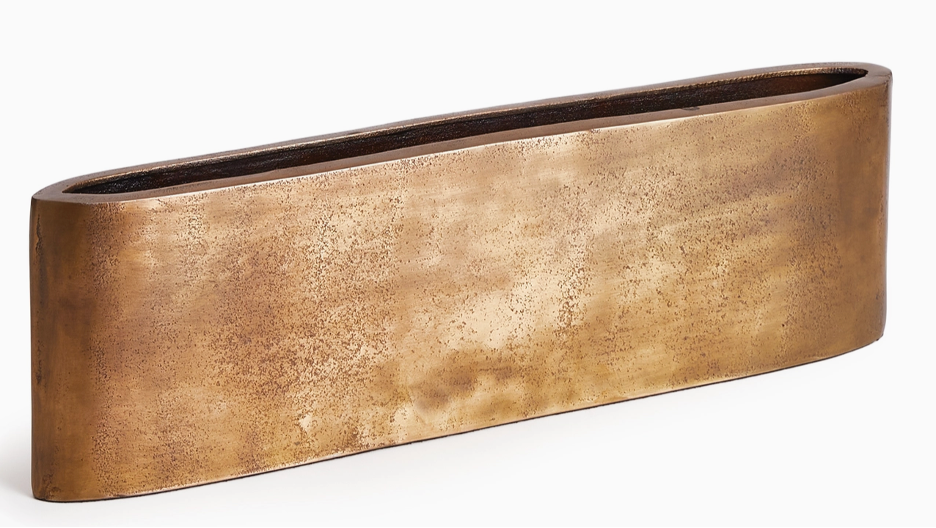 Abstract Brass Vase