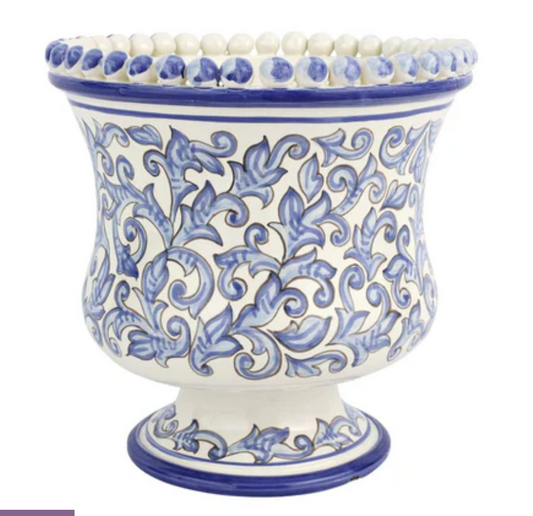 Scorrimento Blu Small Planter